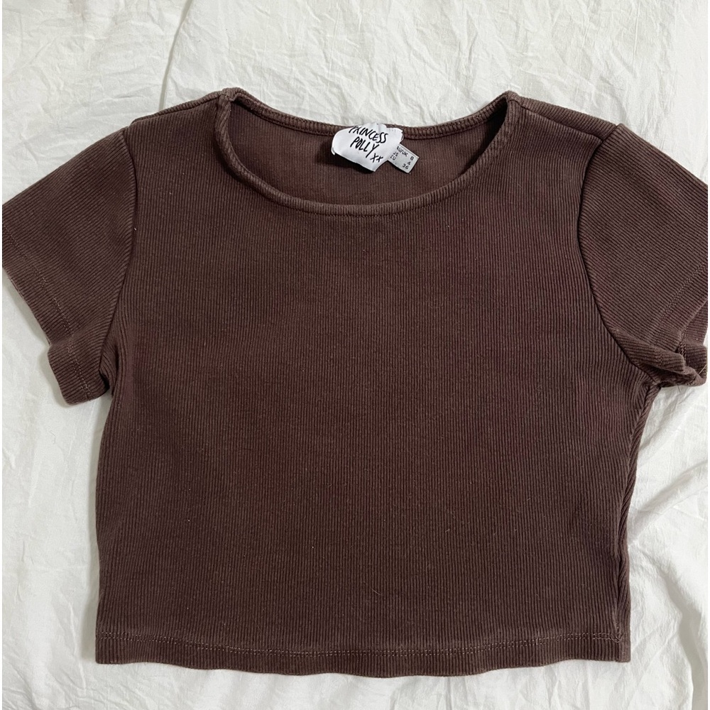 Princess Polly Cropped Basic Tee - image 1